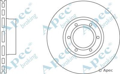 APEC BRAKING dsk807 -  Тормозной диск